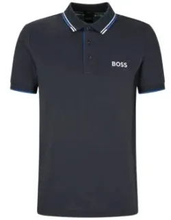 Polo Shirt With Contrast Logos