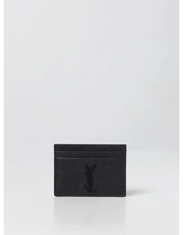 Crocodile Print Leather Card Holder