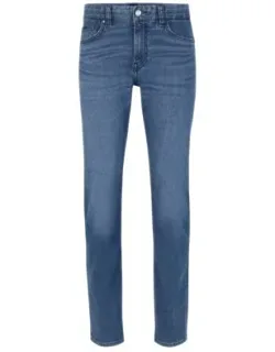Slim-fit Jeans In Comfort-silk Denim