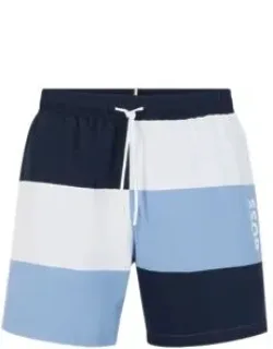 Colour-blocked Swim Shorts In Quick-drying Material
