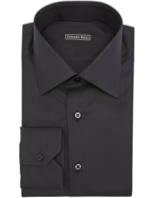 Tonal Stripe Dress Shirt