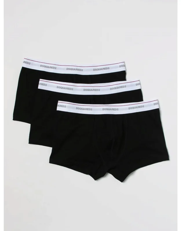 Set Of 3 Trunks In Stretch Cotton