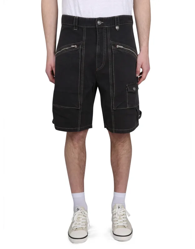 Denim Bermuda Shorts