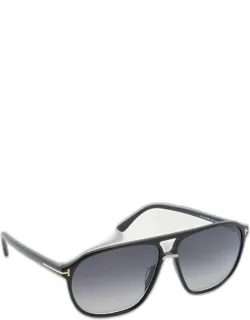 Bruce Acetate Square Sunglasses