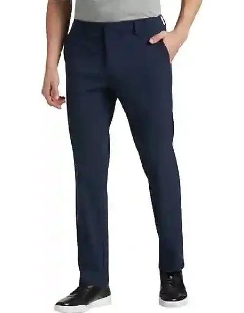 Slim Fit Adjustable Waist Stretch Casual Pants