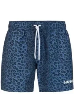 Quick-dry Animal-print Swim Shorts
