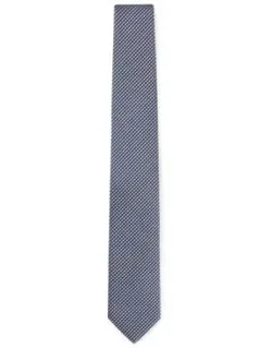 Silk-blend Tie With Jacquard Pattern