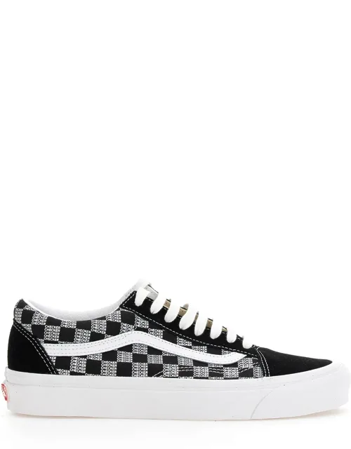 Sneaker Check Old Skool With Rubber Sole And Suede Leather Upper