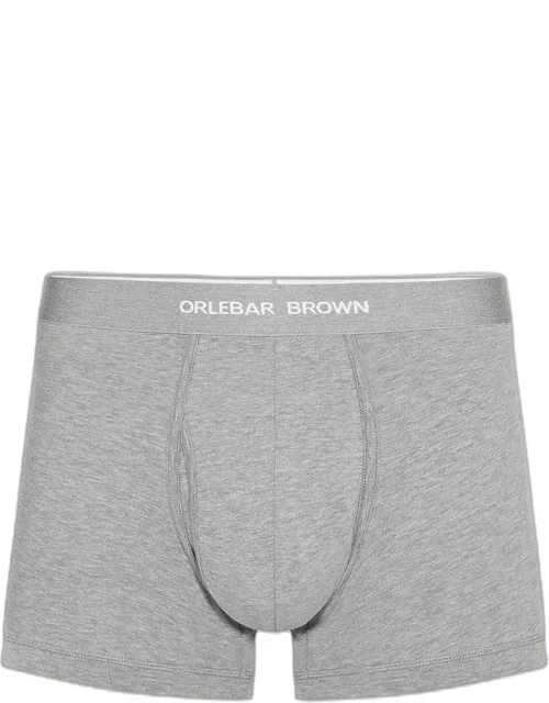 Pale Grey Melange Trunks