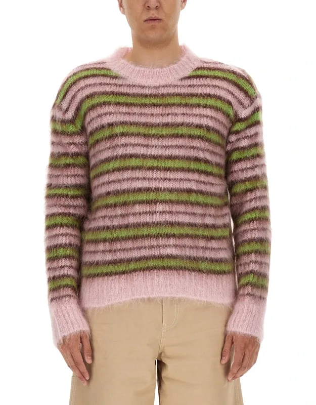 Striped Shirt Comfort Fit, Mohair Blend