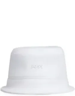 Cotton-piqu Bucket Hat With Logo Detail