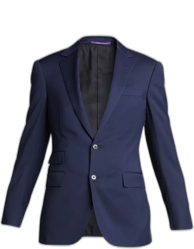 Gregory Hand-tailored Wool Serge Blazer