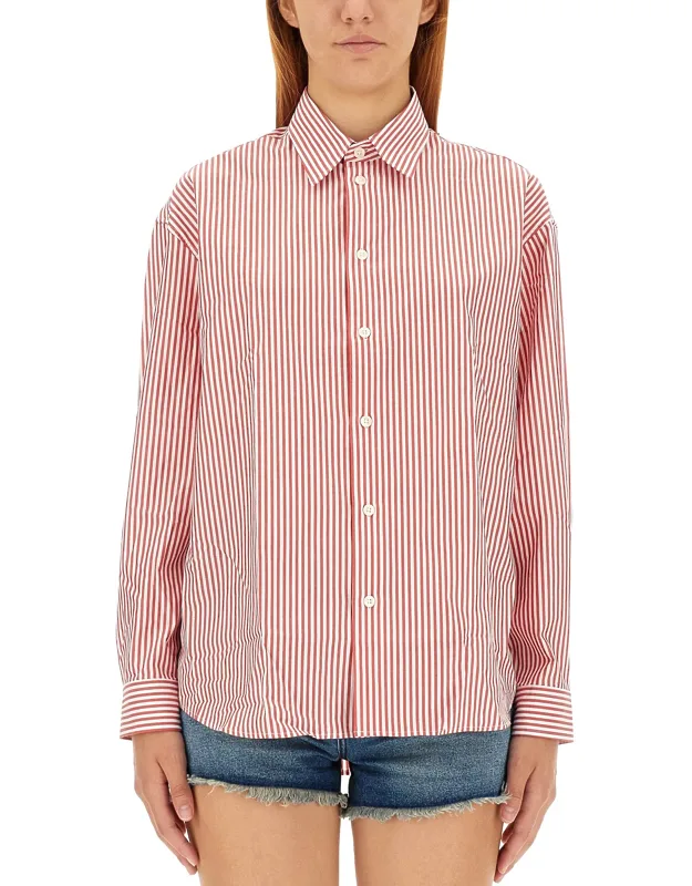 Shirt With Stripe Pattern