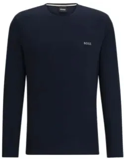 Pajama T-shirt With Embroidered Logo