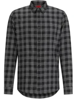 Relaxed-fit Checked Cotton Twill Shirt