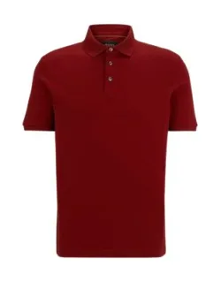 Regular-fit Polo Shirt In Mercerized Italian Cotton