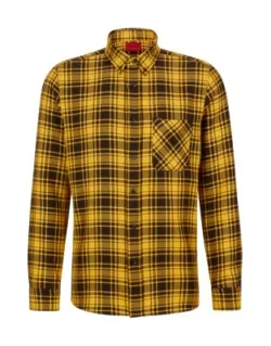 Relaxed-fit Checked Cotton Flannel Shirt