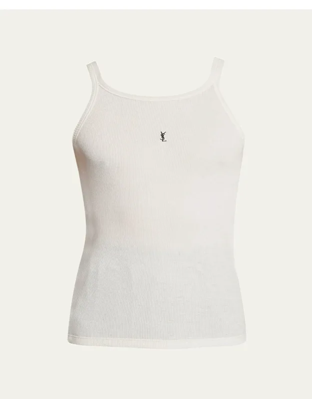 Jersey Fine Rib Tank Top