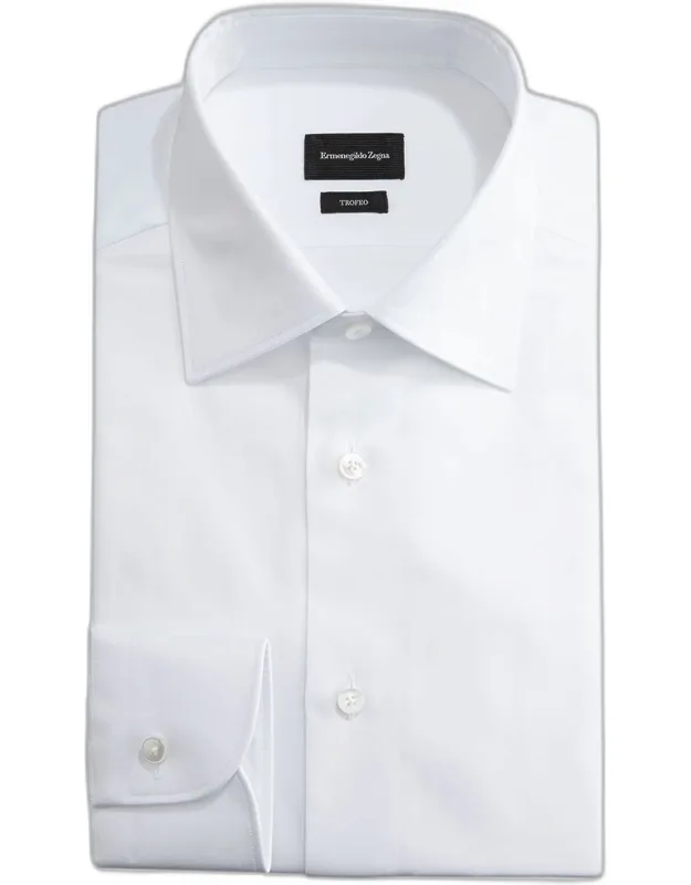 Trofeo Solid Regular-fit Dress Shirt