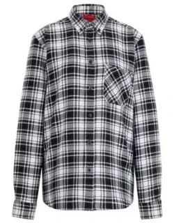 Relaxed-fit Checked Cotton Flannel Shirt