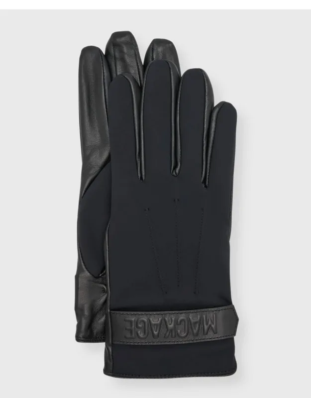 Leather And Fleece Driving Gloves