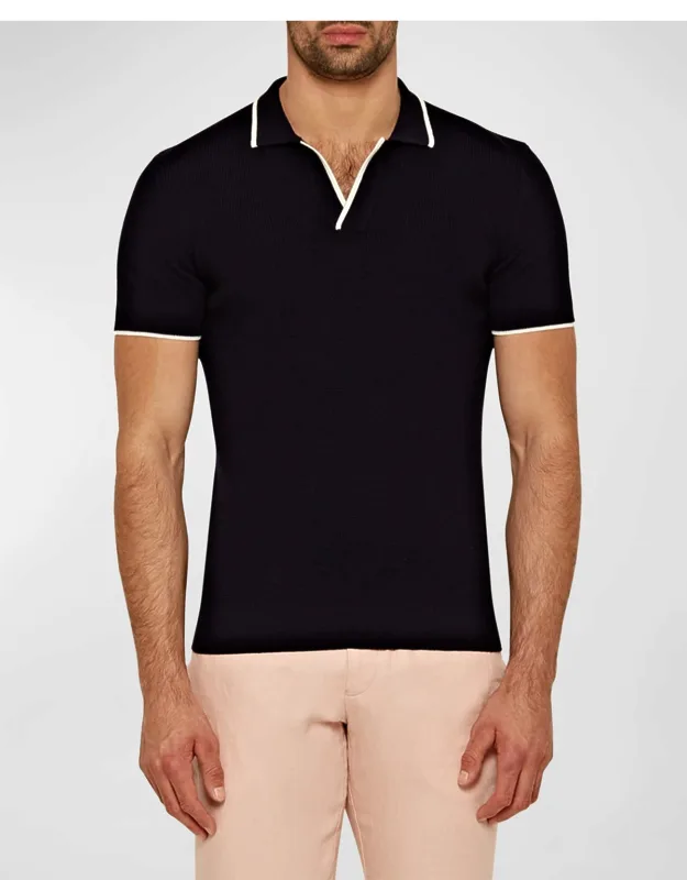 Horton Tipped Wool Polo Shirt