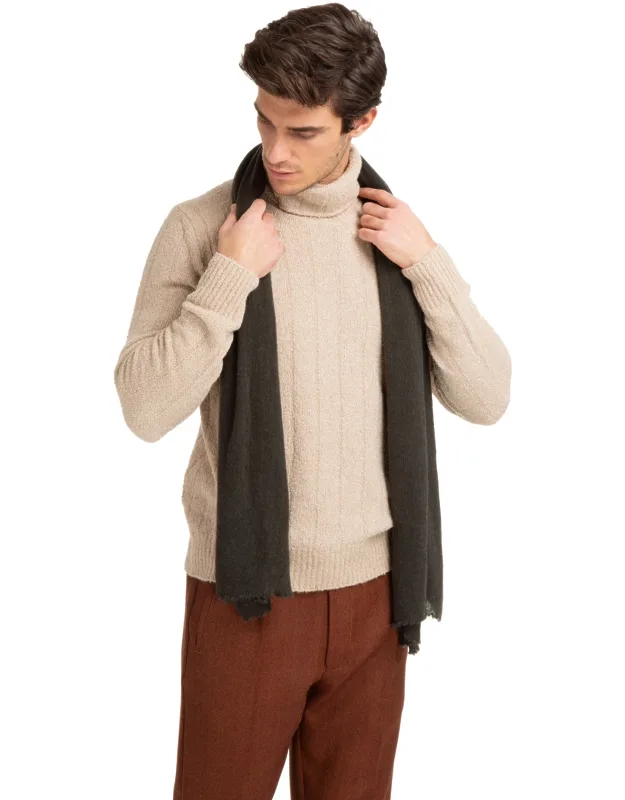 Cashmere Scarf - Made In Italy, New