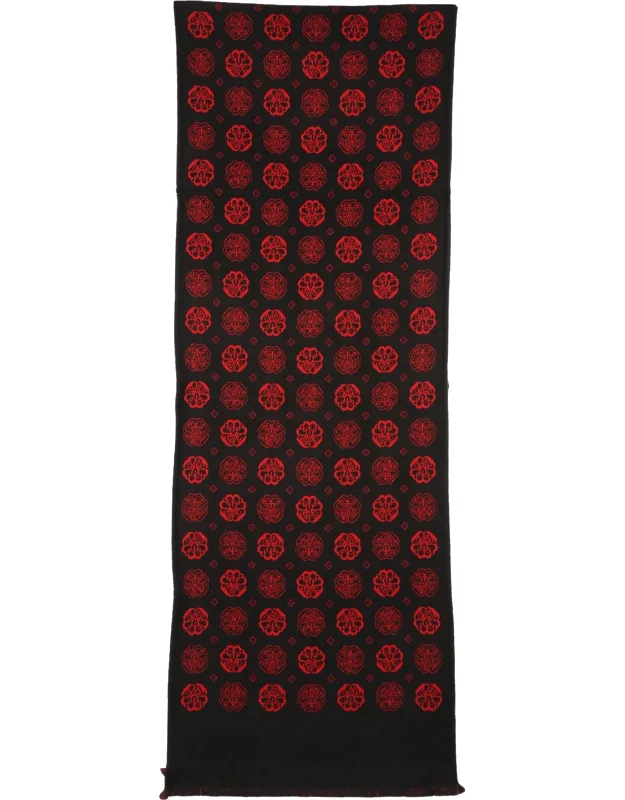 35 X 180 Cm, 95% Wool, 5% Silk, Made In Italy