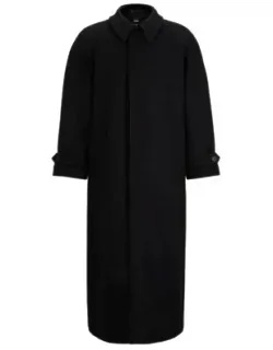 Regular-fit Coat In Virgin Wool And Cashmere