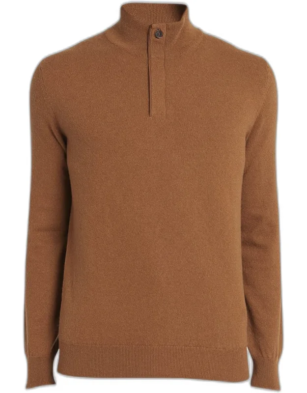 Cashmere Quarter-zip Sweater