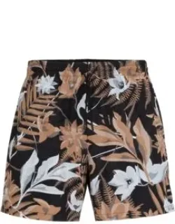 Fully Lined Swim Shorts With Seasonal Print