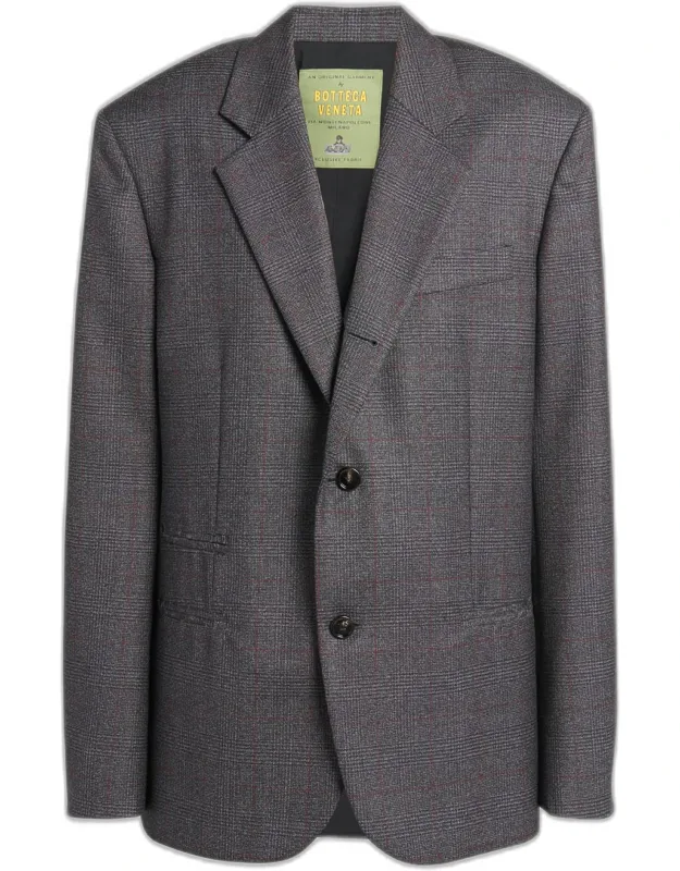 Classic Wool Prince Of Wales Blazer