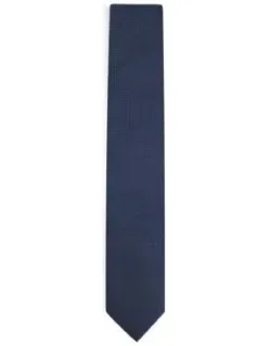 Silk-blend Tie With Jacquard Pattern