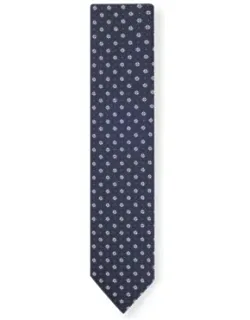 Silk-blend Tie With Jacquard Pattern