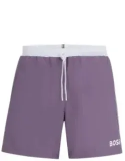 Contrast-logo Swim Shorts