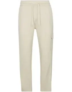 Mercerized-cotton Tracksuit Bottoms With Insert Details