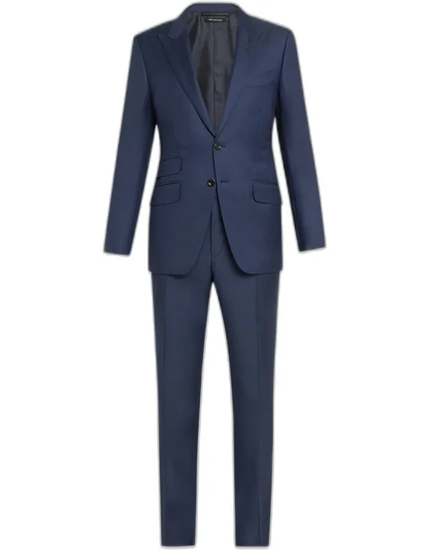 Modern Fit Sharkskin Suit