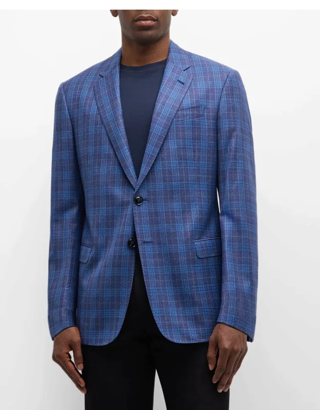 Plaid Wool Sport Coat
