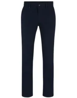 Slim-fit Chinos In Stretch-cotton Satin