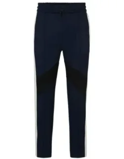 Relaxed-fit Tracksuit Bottoms With Color-blocking