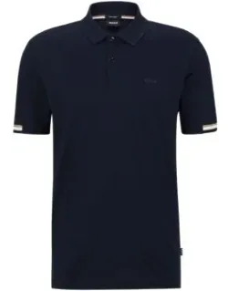 Regular-fit Polo Shirt With Rubberized Logo