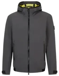 Water-repellent Softshell Jacket With Logo Badge