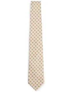 Silk-jacquard Tie With Dot Motif