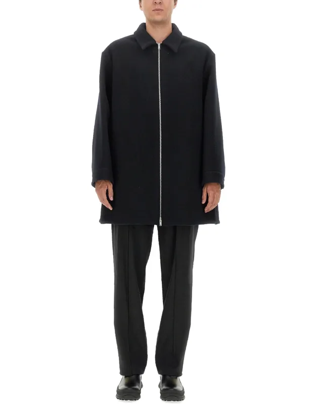 Wool Coat Regular Fit 100% Made In Italy