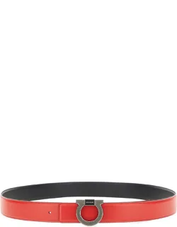 Ferragamo Leather Belt Made In Italy