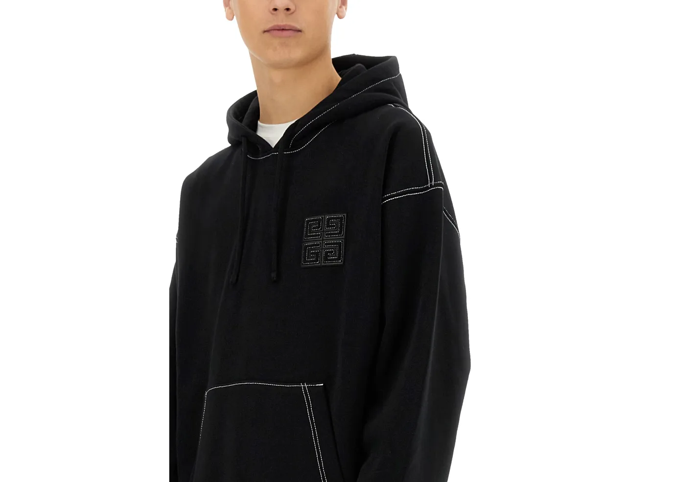 _givenchy Hoodie Made In Portugal, Model Is 185 Cm Tall, Size M_ thumb