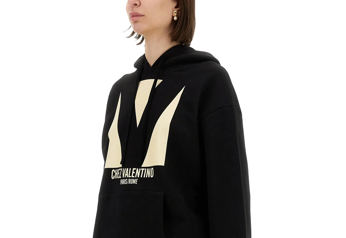 Cotton Hoodie With Print thumb