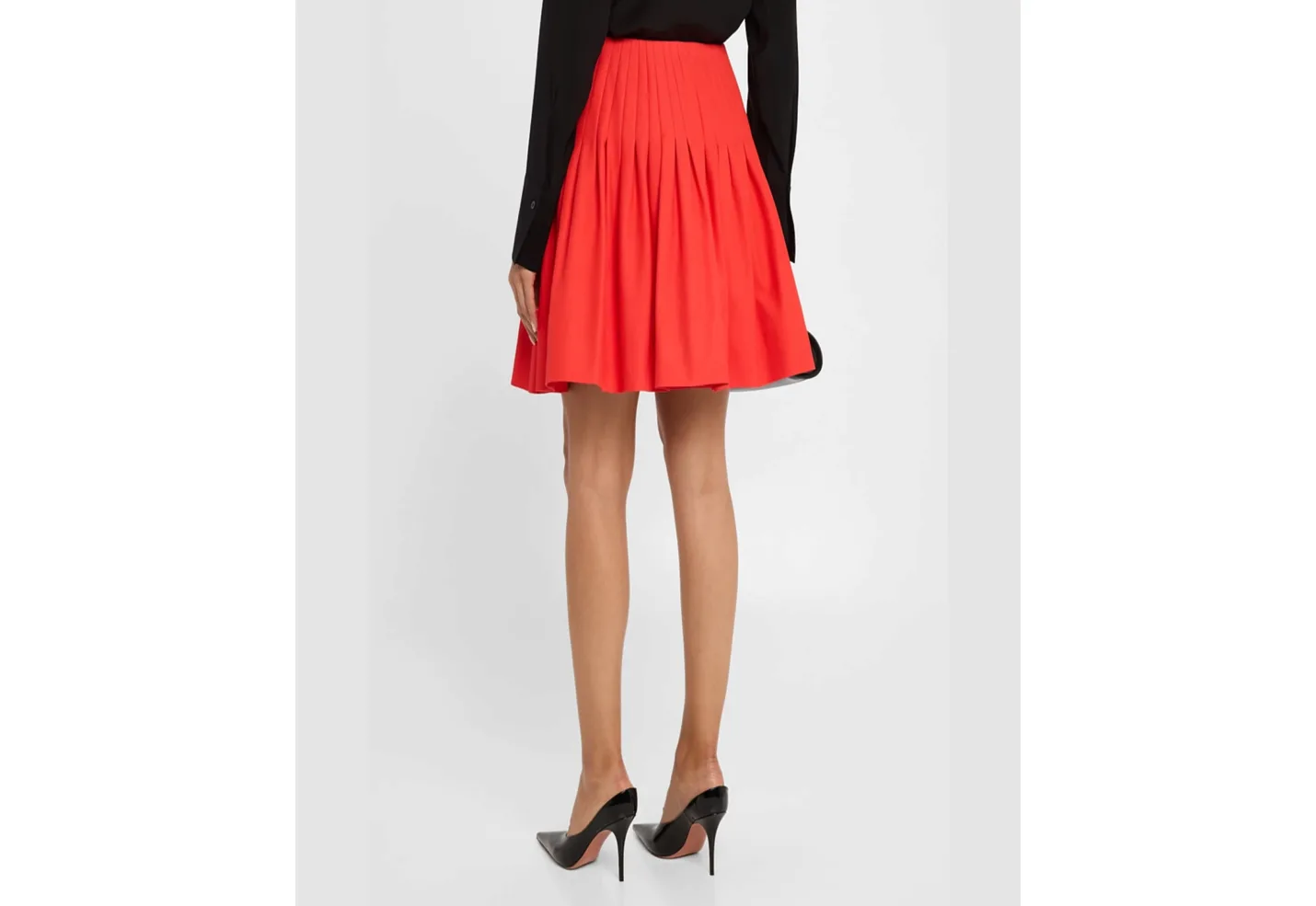 Pleated Flare Shorts thumb